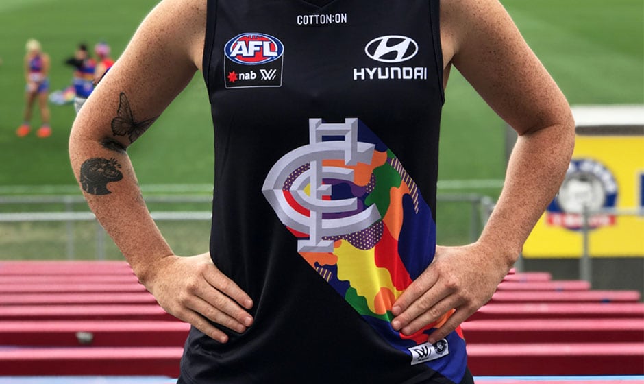 Blues unveil guernsey with Pride